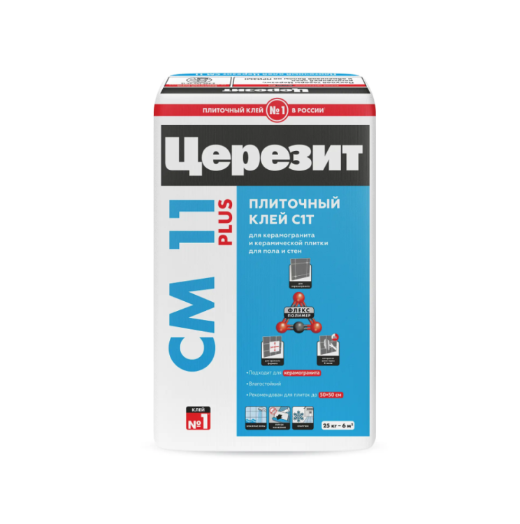 Ceresit  CМ 11 Pro С1 Т Клей плиточный 25 кг/48под