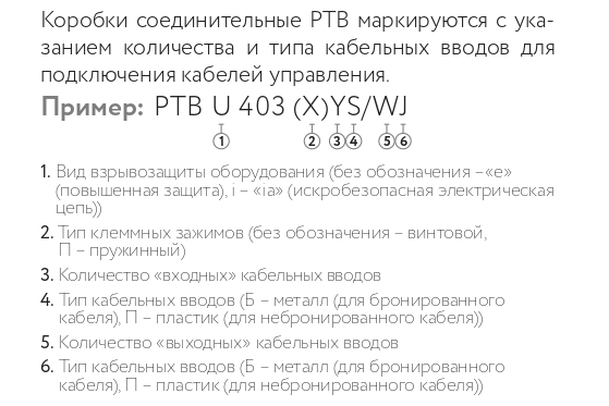 Коробка соединительная РТВ 403 1Б/1Б