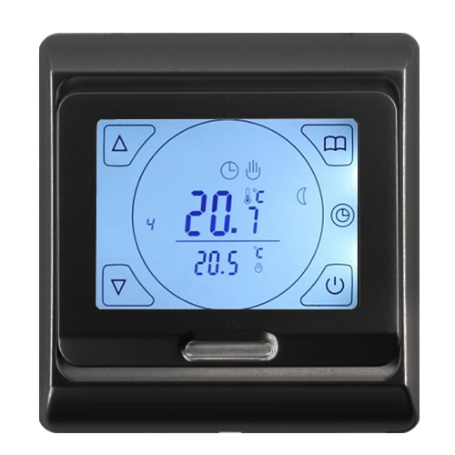 Програмируемый терморегулятор Е 91.716, черный