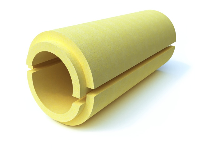 Скорлупа  для теплоизоляции труб ППУ С 1000х45х40 мм