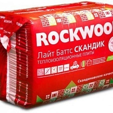 Rockwool Лайт Баттс скандик (800*600*100) 6п/0,288м3/2,88м2/36пач.под